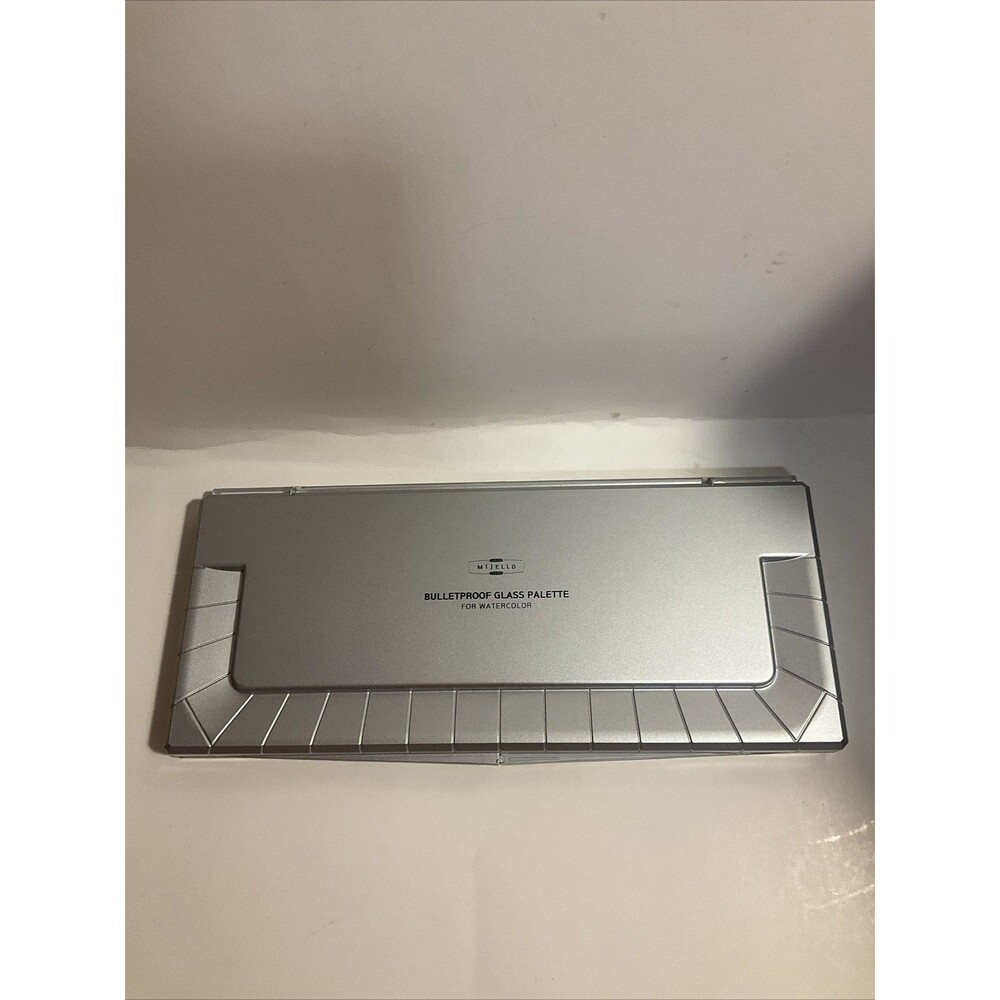 Mijello Bulletproof Glass Palette Watercolor Open Box